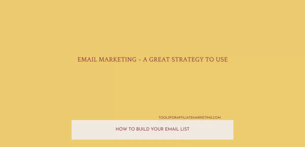 Email Marketing - A Great Strategy to Use